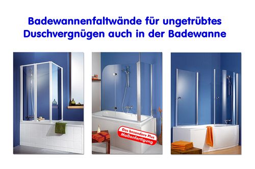 Badewannenaufsatz, Badewannenabtrennung
