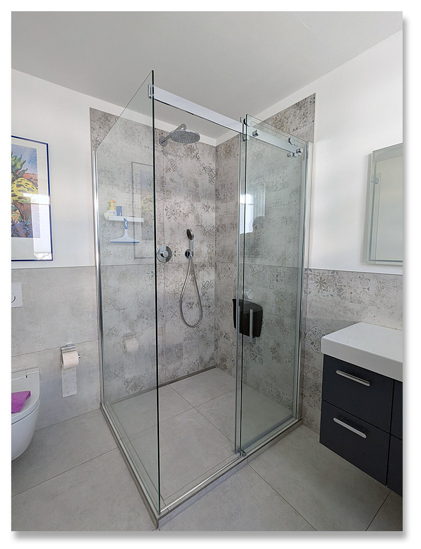 Duschkabine mit Schiebetür in München Schwabing Duschkabine mit Schiebetür in München Schwabing