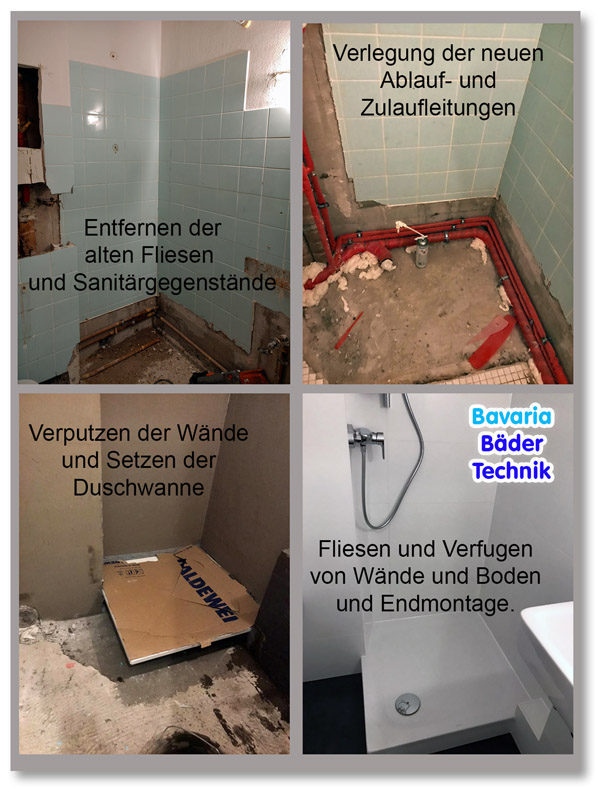 Komplettbadsanierung in München Schwabing