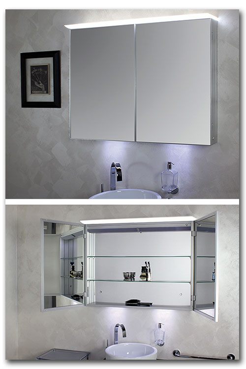 Spiegelschrank für das Badezimmer
